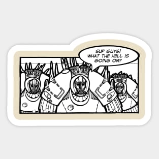 The Mondoshawans are surprised Sticker